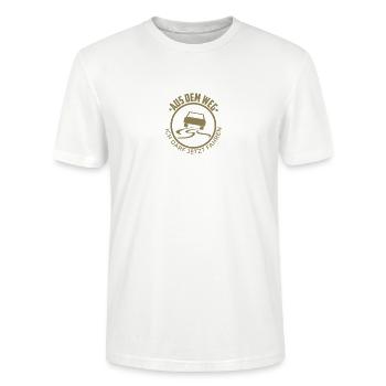 Führerschein bestanden Aus dem Weg - Stanley/Stella Unisex Bio-T-Shirt CRAFTER - Weiß - Vorne - Alina (178cm) & Michal (187cm)
