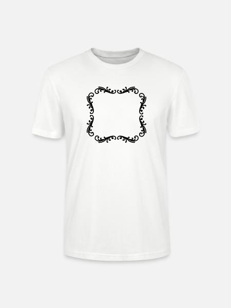 Dekorativer Rahmen Fotorahmen - Stanley/Stella Unisex Bio-T-Shirt CRAFTER - Weiß