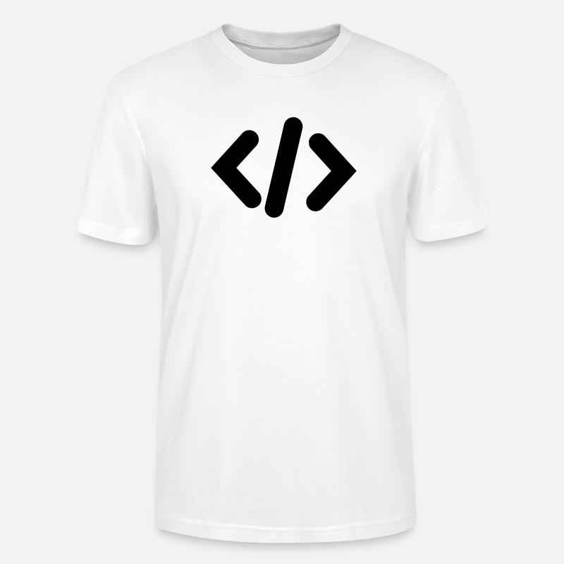 Code du programmeur - T-shirt bio CRAFTER Stanley Stella Unisexe - blanc