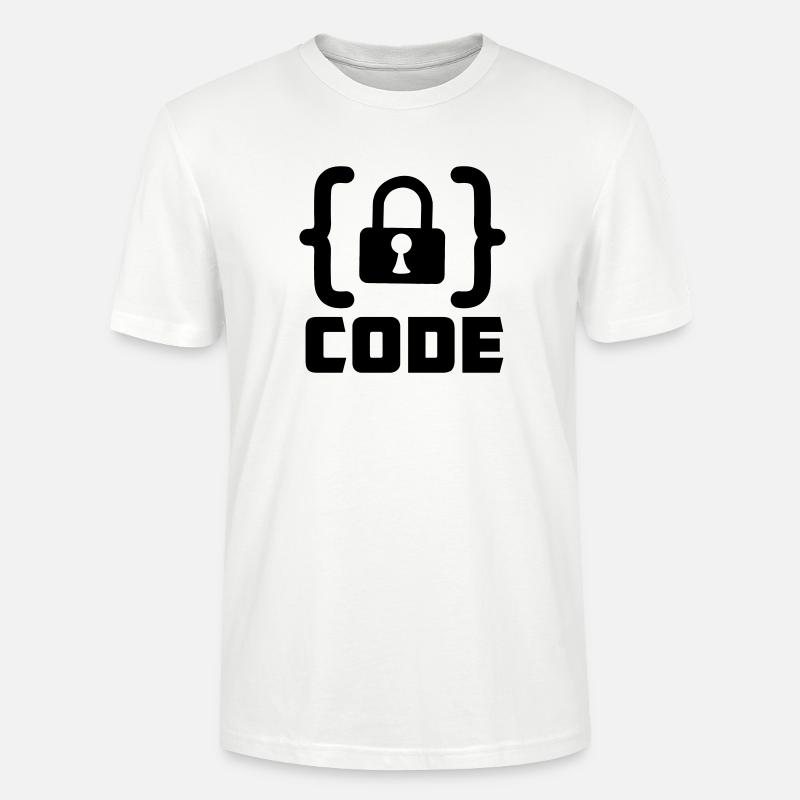 Code mit Sperrprogrammierer - Stanley/Stella Unisex Bio-T-Shirt CRAFTER - Weiß