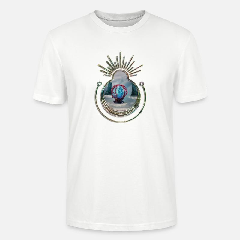 Dans le cocon sur la plage - T-shirt bio CRAFTER Stanley Stella Unisexe - blanc