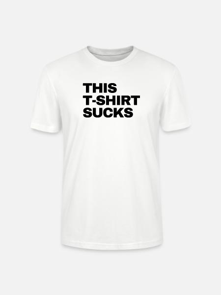 this Tshirt sucks - Stanley/Stella Unisex Bio-T-Shirt CRAFTER - Weiß