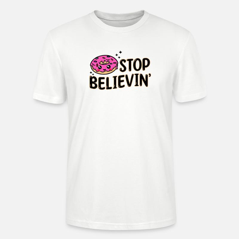 Sweets Snacking Statement Delicious Donut - Stanley/Stella CRAFTER Unisex Organic T-Shirt - white