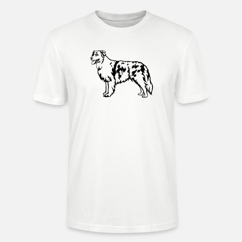 Australian Shepherd - Stanley/Stella Unisex Bio-T-Shirt CRAFTER - Weiß