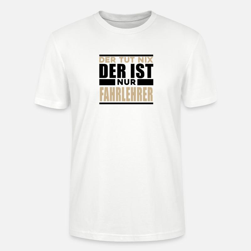 Fahrlehrer - Stanley/Stella Unisex Bio-T-Shirt CRAFTER - Weiß
