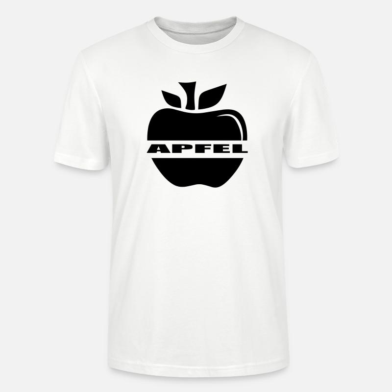 Apfel einfach ein Apfel - Stanley/Stella Unisex Bio-T-Shirt CRAFTER - Weiß