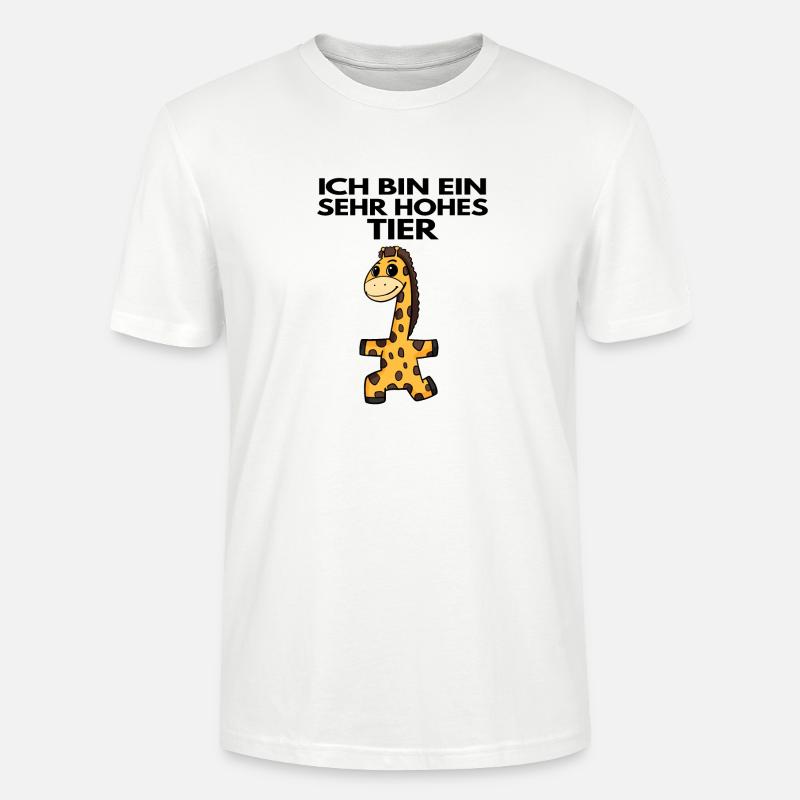 Teamleiter Giraffe Trainer Leitung Chef - Stanley/Stella Unisex Bio-T-Shirt CRAFTER - Weiß