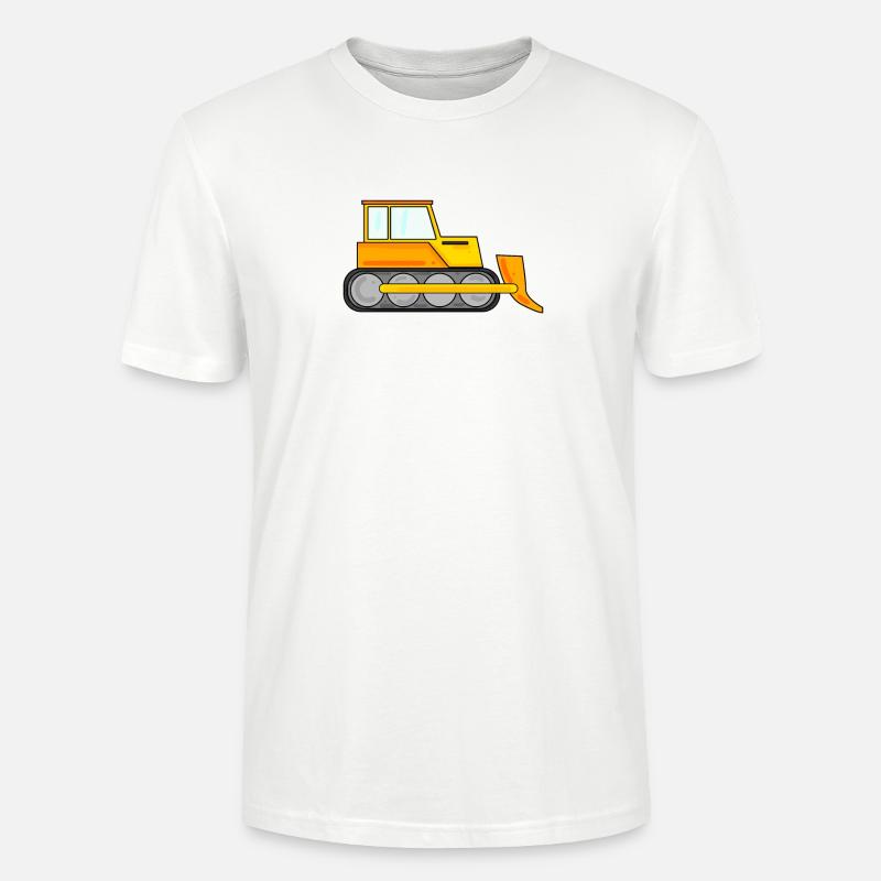 Remorque de construction - T-shirt bio CRAFTER Stanley Stella Unisexe - blanc