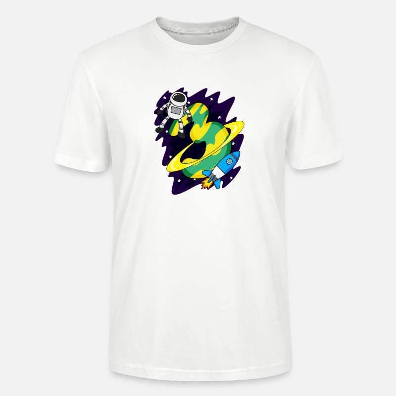3 Jahre alt Junge Geschenk - Stanley/Stella Unisex Bio-T-Shirt CRAFTER - Weiß