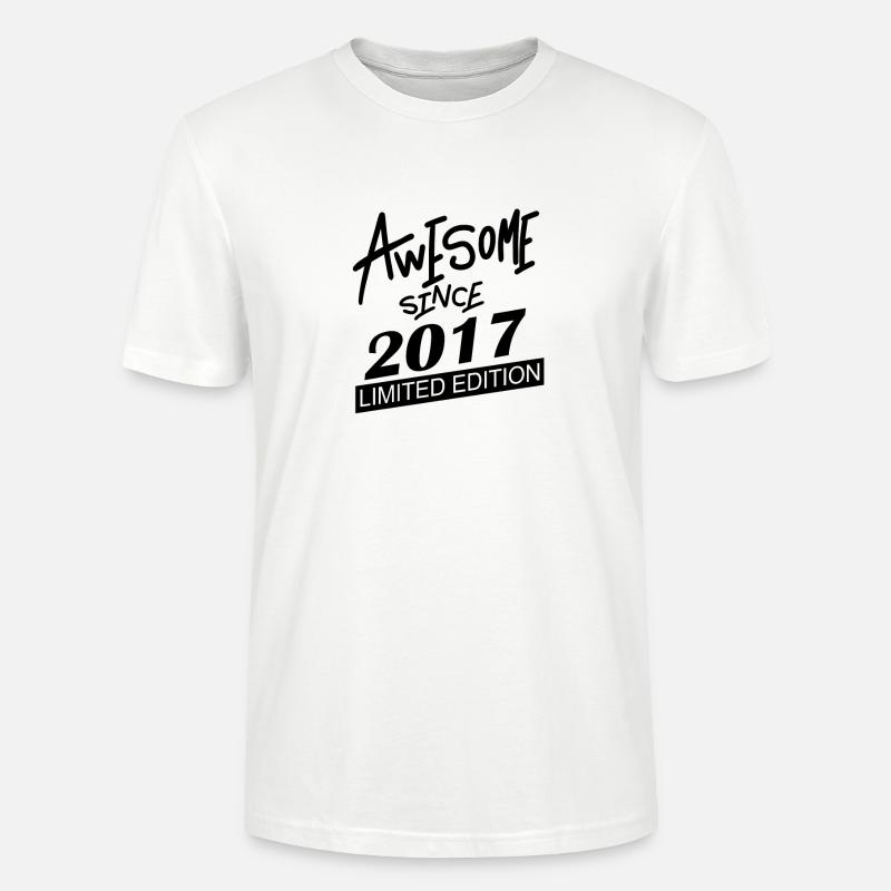 2017 - Millésime 2017 - T-shirt bio CRAFTER Stanley Stella Unisexe - blanc
