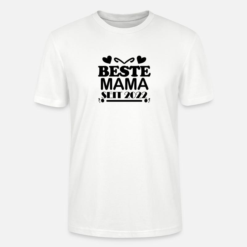 Beste Mama seit 2022 - Stanley/Stella Unisex Bio-T-Shirt CRAFTER - Weiß