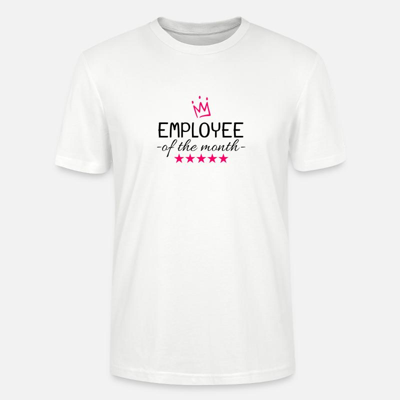 Mitarbeiter des Monats Geschenk - Stanley/Stella Unisex Bio-T-Shirt CRAFTER - Weiß