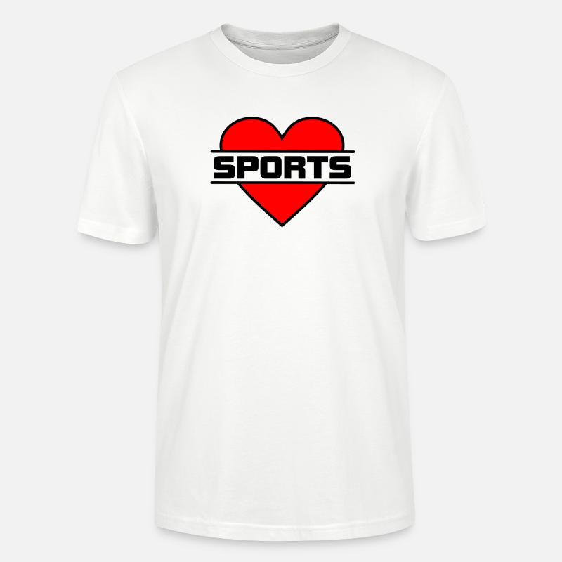 Liebe dich Herz 032 - Stanley/Stella Unisex Bio-T-Shirt CRAFTER - Weiß