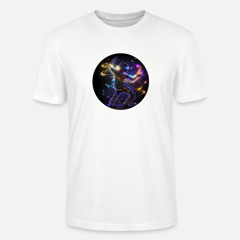 Dance Halluzination Techno - Stanley/Stella Unisex Bio-T-Shirt CRAFTER - Weiß