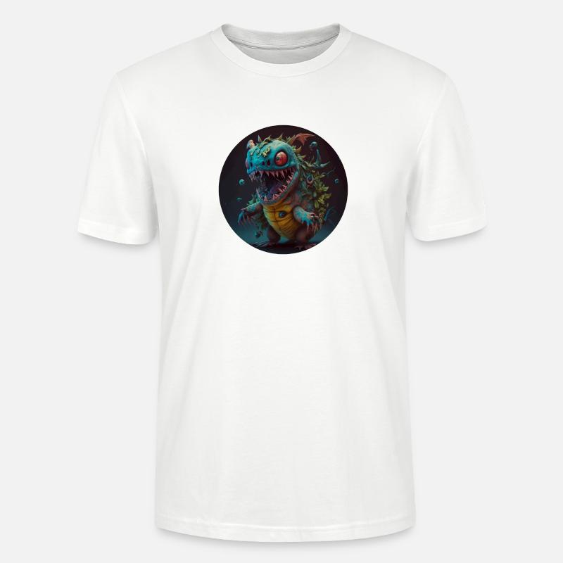Süsses Monster Comic - Stanley/Stella Unisex Bio-T-Shirt CRAFTER - Weiß