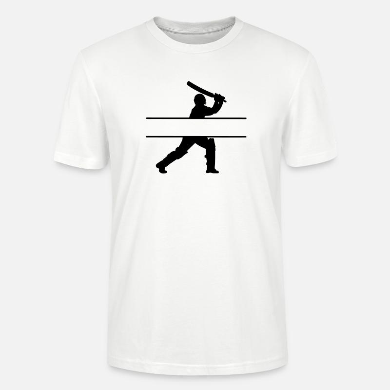 Cricket Eigenname Banner - Stanley/Stella Unisex Bio-T-Shirt CRAFTER - Weiß