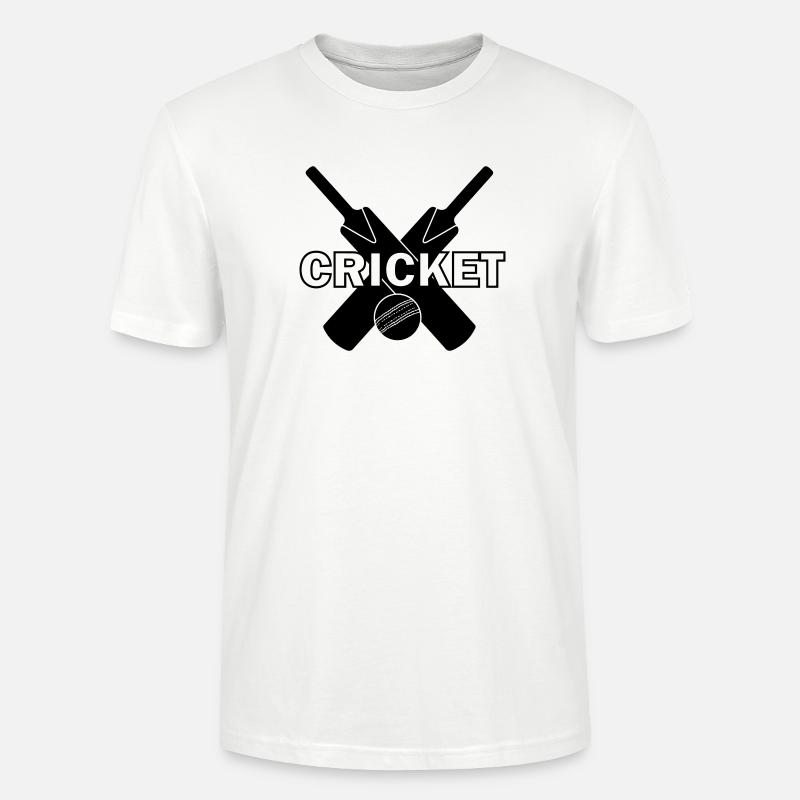 Cricket-Logo mit Text CRICKET - Stanley/Stella Unisex Bio-T-Shirt CRAFTER - Weiß