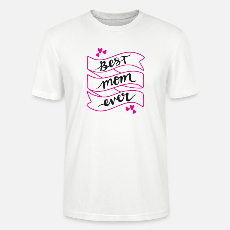 Beste Mutter aller Zeiten - Stanley/Stella Unisex Bio-T-Shirt CRAFTER - Weiß