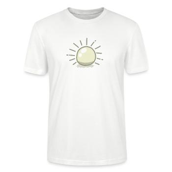Brilliant cultured pearl - Stanley/Stella CRAFTER Unisex Organic T-Shirt - white - Front - Alina (178cm) & Michal (187cm)