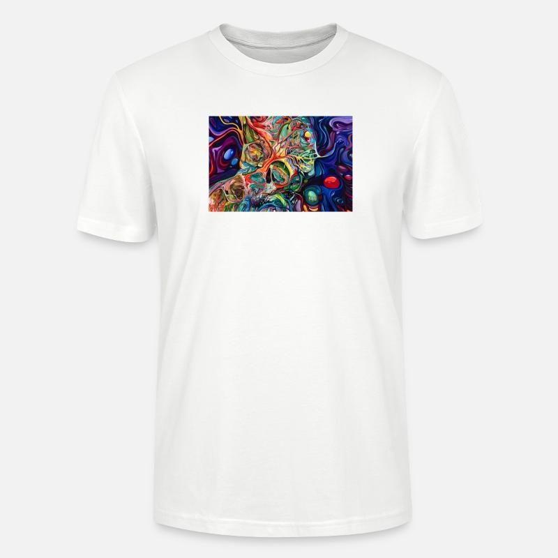 KI Generierte Kunst - Stanley/Stella Unisex Bio-T-Shirt CRAFTER - Weiß