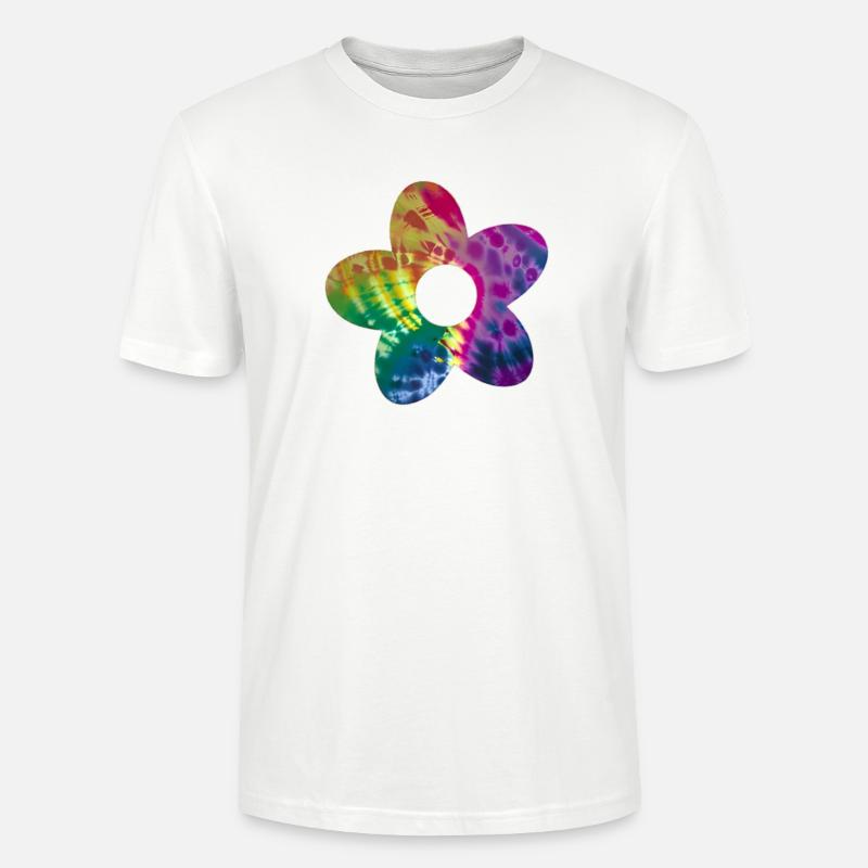 Fleur de Batik - T-shirt bio CRAFTER Stanley Stella Unisexe - blanc