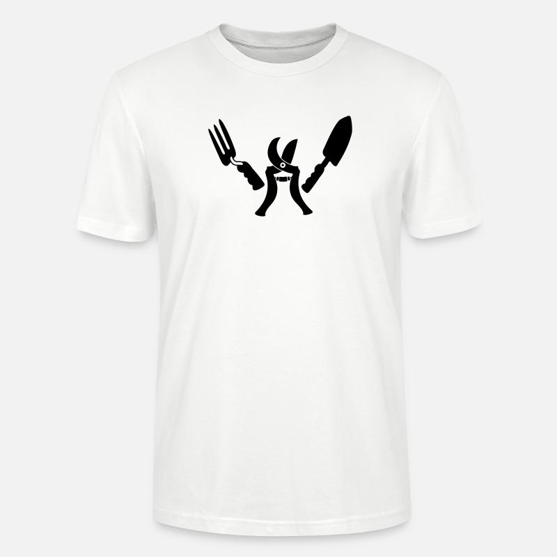 Gartengärtner bereit - Stanley/Stella Unisex Bio-T-Shirt CRAFTER - Weiß