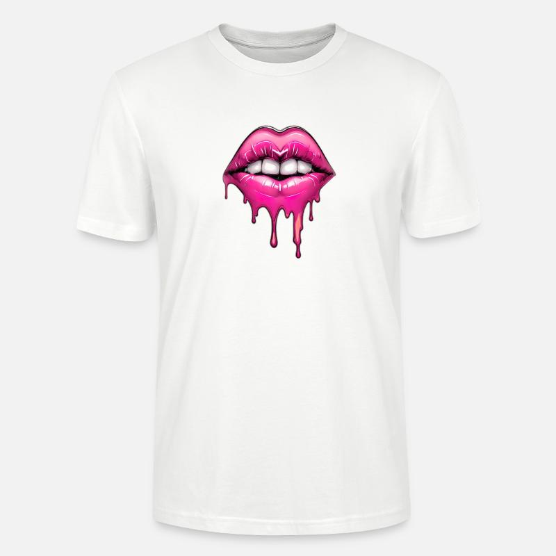 Lips - Stanley/Stella CRAFTER Unisex Organic T-Shirt - white