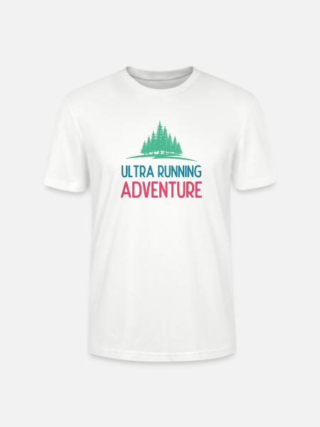 Ultra Running Advrenture - Stanley/Stella Unisex Bio-T-Shirt CRAFTER - Weiß