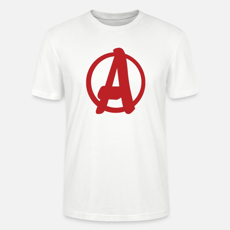 Cooles, einfaches A-Logo - Stanley/Stella Unisex Bio-T-Shirt CRAFTER - Weiß