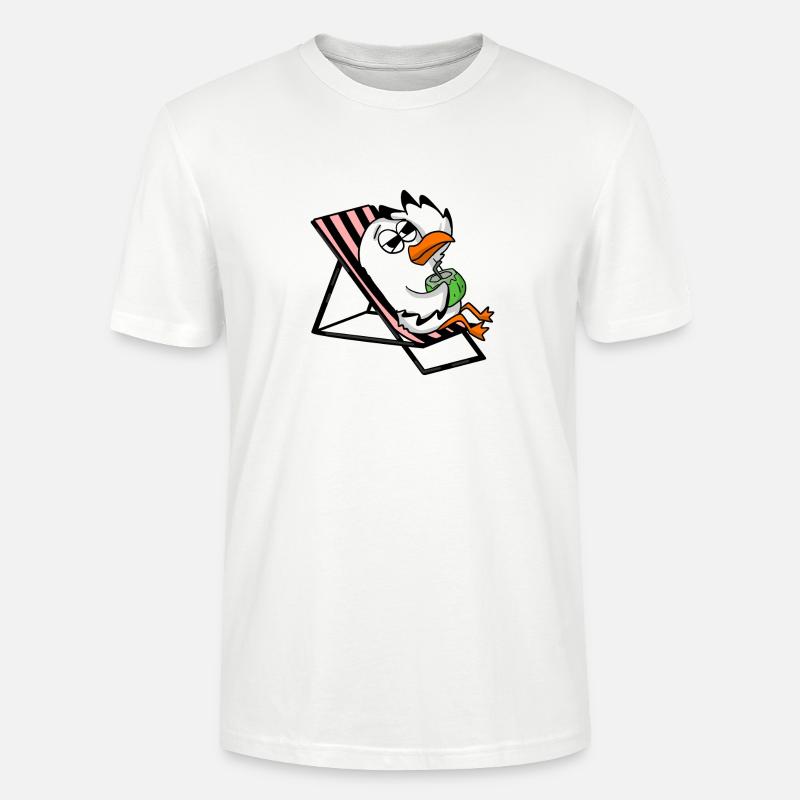 Möwe - Stanley/Stella Unisex Bio-T-Shirt CRAFTER - Weiß