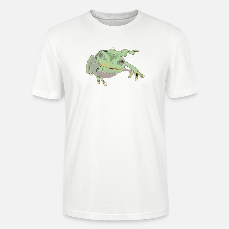 FROGGIE - Stanley/Stella Unisex Bio-T-Shirt CRAFTER - Weiß