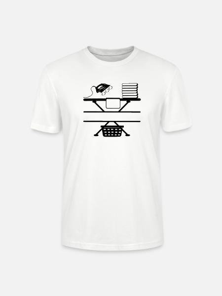 Dampfbügeleisen Paste und Textbanner - Stanley/Stella Unisex Bio-T-Shirt CRAFTER - Weiß
