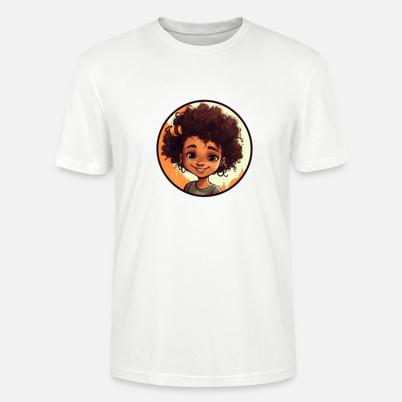 Lebendige Comic-Charakter Illustration - Stanley/Stella Unisex Bio-T-Shirt CRAFTER - Weiß