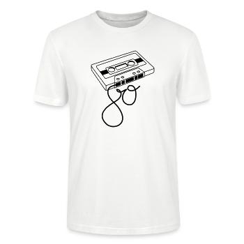 80s - Stanley/Stella Unisex Bio-T-Shirt CRAFTER - Weiß - Vorne - Alina (178cm) & Michal (187cm)