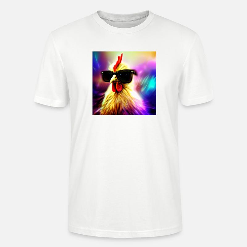 Fancy Chicken II - Stanley/Stella Unisex Bio-T-Shirt CRAFTER - Weiß
