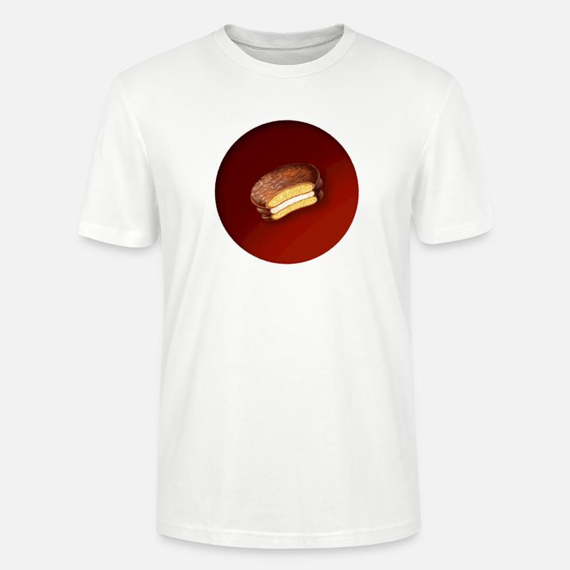 ein leckerer Keks mit Schokolade - Stanley/Stella Unisex Bio-T-Shirt CRAFTER - Weiß
