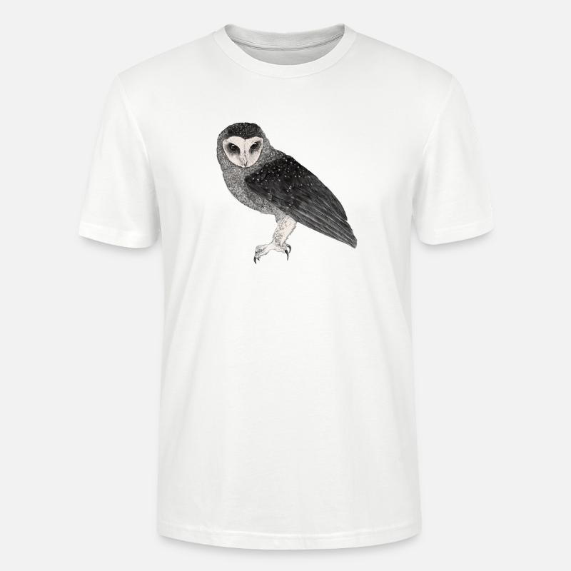 Illustration: Fleckenrußeule - Stanley/Stella Unisex Bio-T-Shirt CRAFTER - Weiß