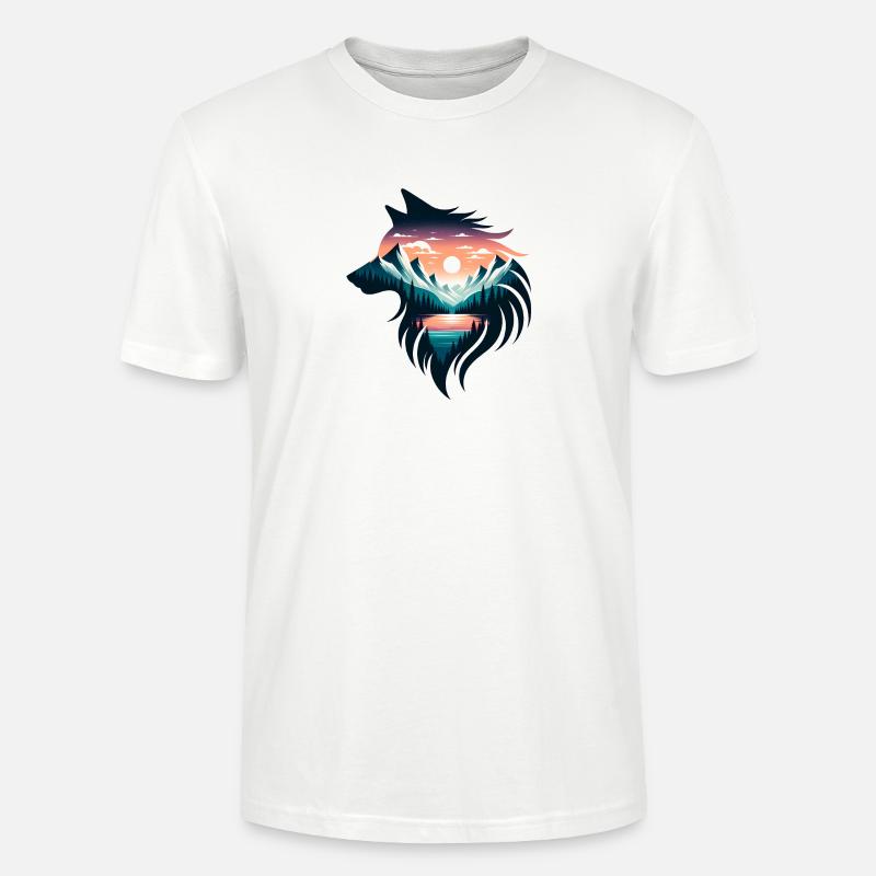 Wolfsgestalt - Stanley/Stella Unisex Bio-T-Shirt CRAFTER - Weiß