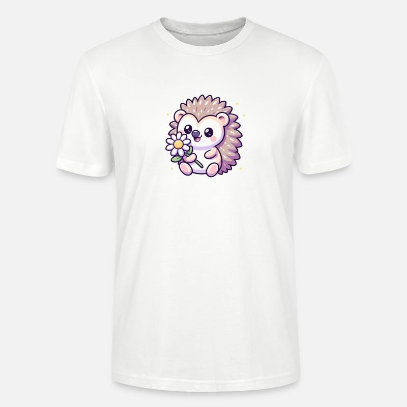 Igel Cindy - Stanley/Stella Unisex Bio-T-Shirt CRAFTER - Weiß