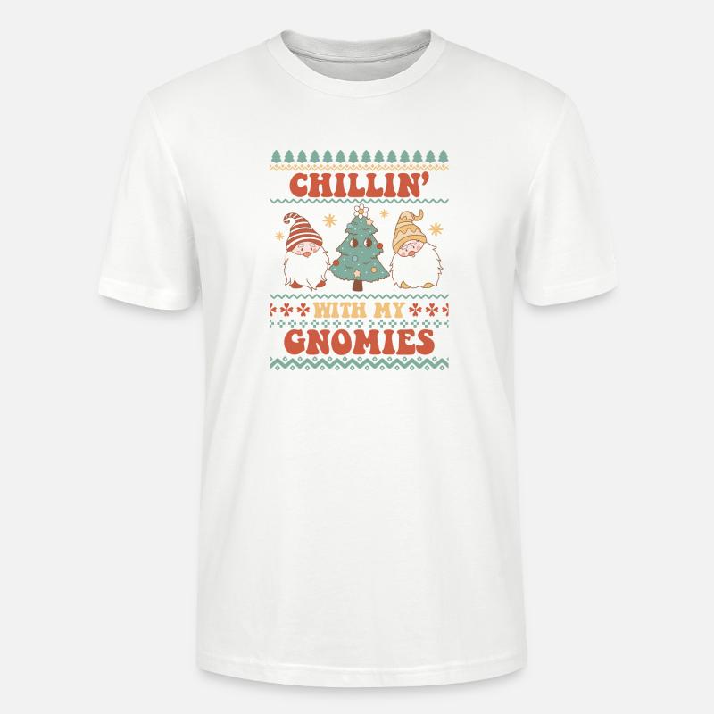 Hässlicher Weihnachtspullover - Stanley/Stella Unisex Bio-T-Shirt CRAFTER - Weiß