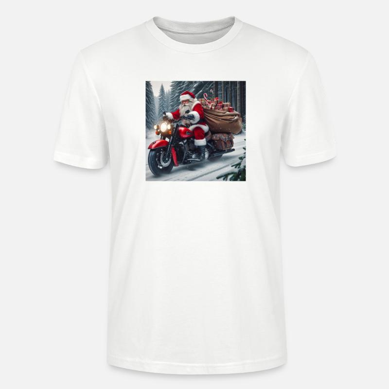 Weihnachts Design 3 - Stanley/Stella Unisex Bio-T-Shirt CRAFTER - Weiß