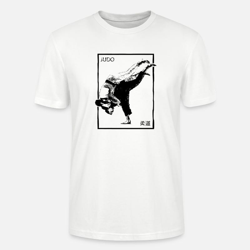 Judo – Wurftechnik mit japanischem Stil - Stanley/Stella Unisex Bio-T-Shirt CRAFTER - Weiß