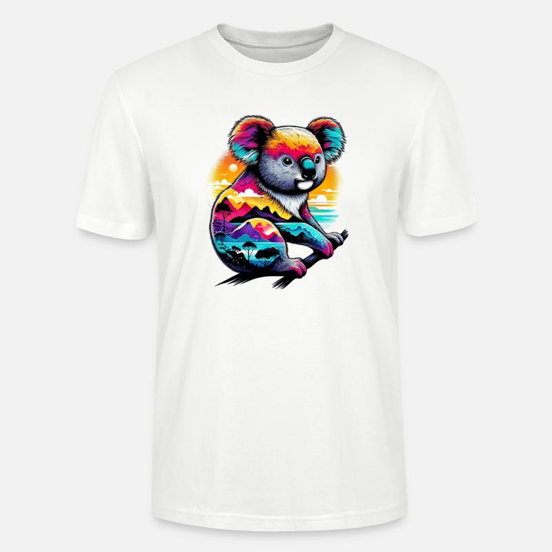 Koala - Stanley/Stella Unisex Bio-T-Shirt CRAFTER - Weiß
