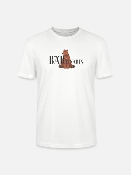 Bär Logo Illustration - Stanley/Stella Unisex Bio-T-Shirt CRAFTER - Weiß