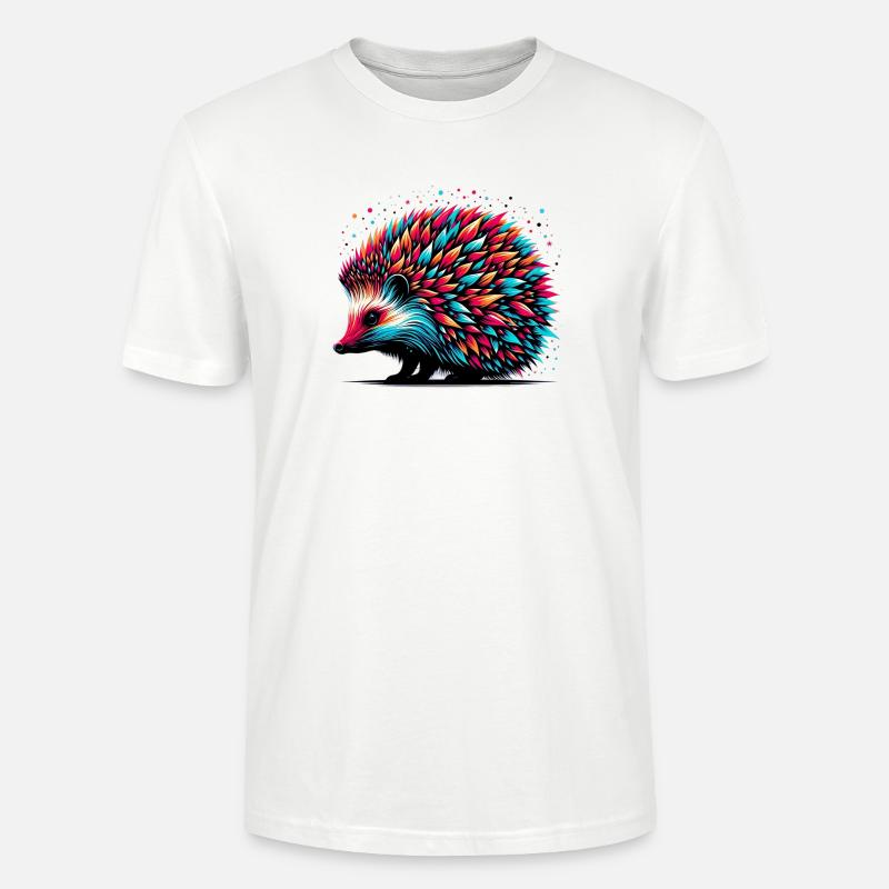 Igel - Stanley/Stella Unisex Bio-T-Shirt CRAFTER - Weiß