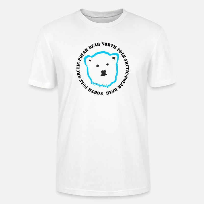 Eisbär 4 - Stanley/Stella Unisex Bio-T-Shirt CRAFTER - Weiß
