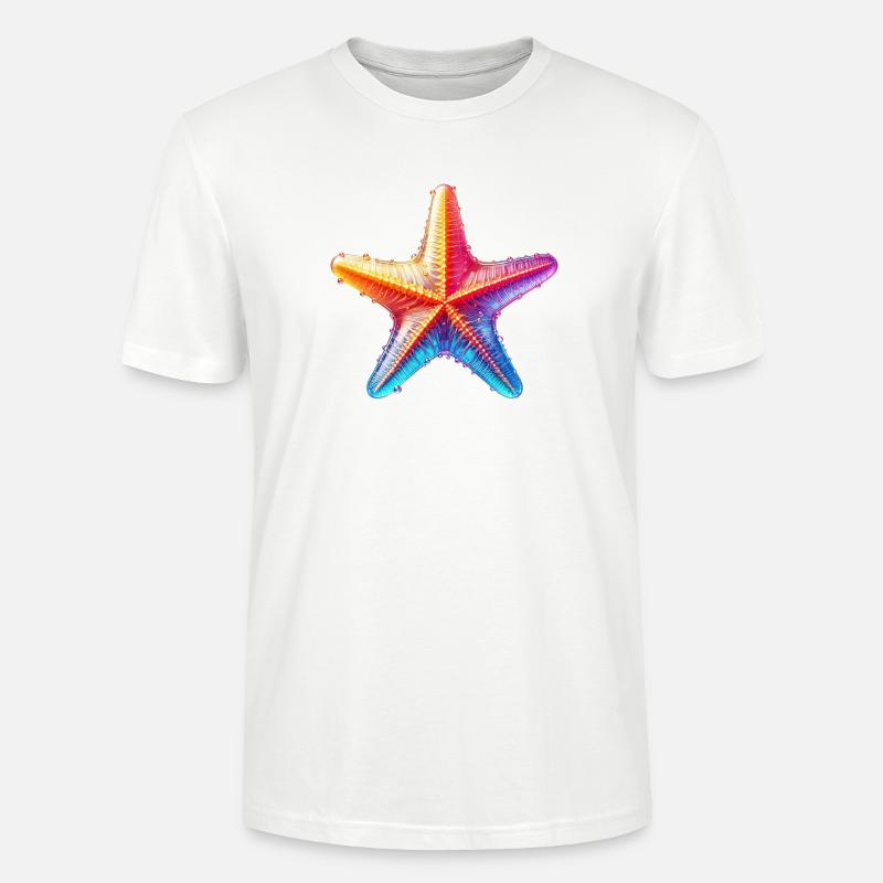 Seestern - Stanley/Stella Unisex Bio-T-Shirt CRAFTER - Weiß