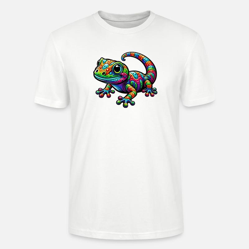 Gecko - Stanley/Stella Unisex Bio-T-Shirt CRAFTER - Weiß