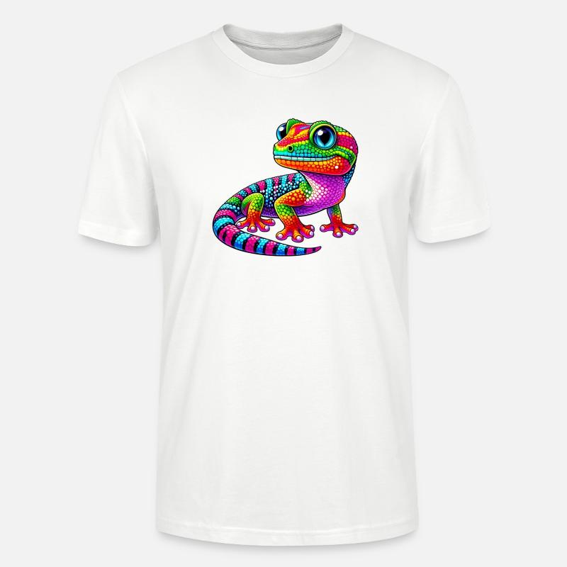 Gecko - T-shirt bio CRAFTER Stanley Stella Unisexe - blanc
