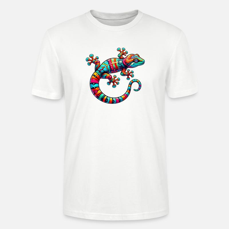Gecko - Stanley/Stella Unisex Bio-T-Shirt CRAFTER - Weiß